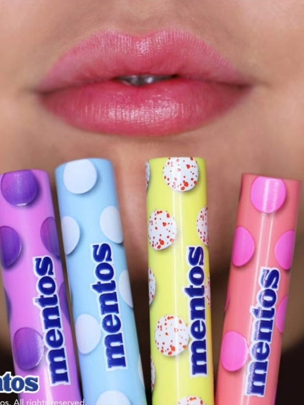 Rude+Mentos Candy Roll Lip Balm - Citrus